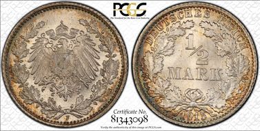 1915-F 1/2 Mk J-16 MS68