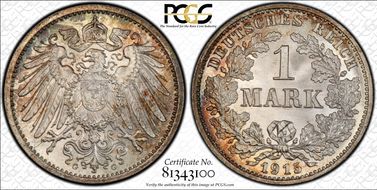 1915-G Mark J-17 MS67+