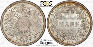 1914-A Mark J-17 Ag MS68