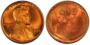 1958 1C MS67RD