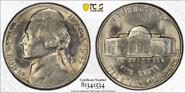 1953-S 5C MS64FS