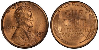 1927-D 1C MS65+ RD