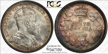 1902-H 5C Large H MS67