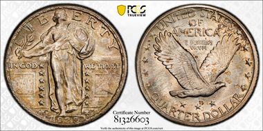 1929-D 25C MS66FH