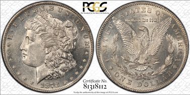 1878-S $1 AU58