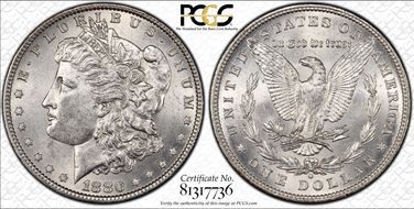 1880-O $1 MS62