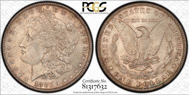 1883 $1 MS63