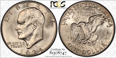 1974-D $1 MS65
