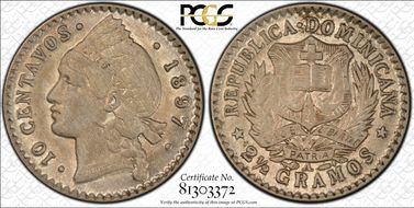 1897-A 10C AU53