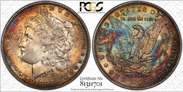 1887 $1 MS62