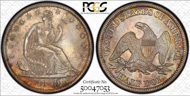 1859-S 50C MS66