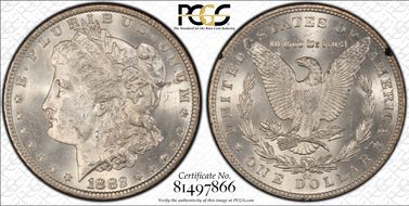 1882-CC $1 GSA Hoard MS63