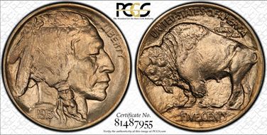 1913-D 5C Type 1 MS63