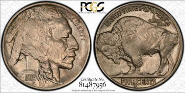 1915-D 5C MS62