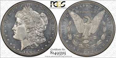 1898-S $1 MS64PL