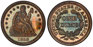 1858 10C PR66