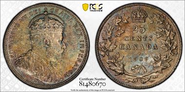 1909 25C MS65