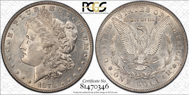 1878 7TF $1 VAM 169 AU55