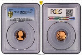 1977 1C PR70DCAM
