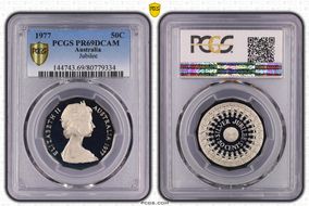 1977 50C Jubilee PR69DCAM