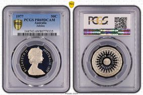 1977 50C Jubilee PR69DCAM