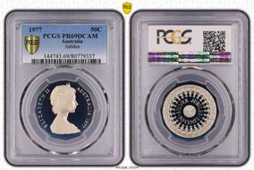 1977 50C Jubilee PR69DCAM