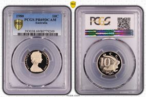 1980 10C PR69DCAM