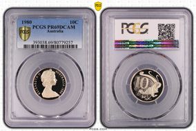 1980 10C PR69DCAM