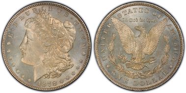 1878 7TF $1 Reverse of 1879 MS66PL