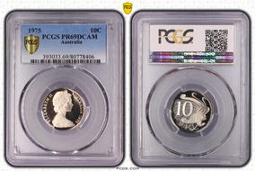 1975 10C PR69DCAM