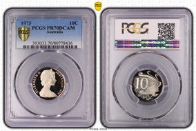 1975 10C PR70DCAM