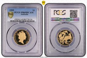 1995 $1 PR69DCAM