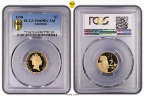 1990 $2 PR69DCAM