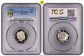 2010 10C PR70DCAM