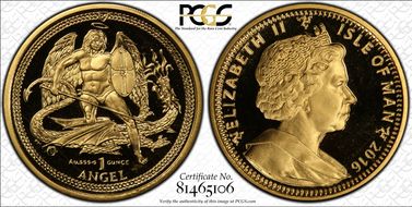 2016 U Angel Gold MS68