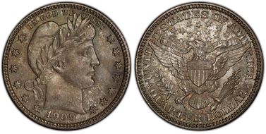 1909-S 25C MS65