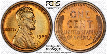1909 1C Lincoln PR66RD