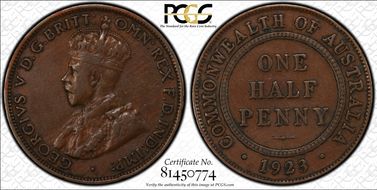 1923 1/2D KM-22 VF30BN