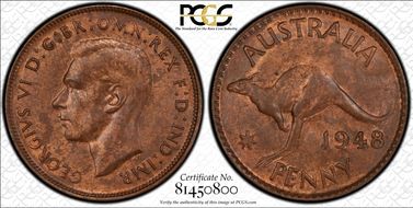 1948 Y. (p) 1D MS62RB