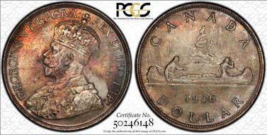 1936 S$1 MS66