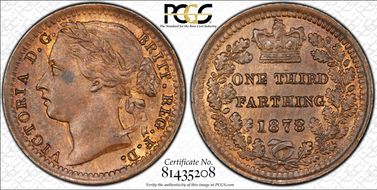 1878 1/3 Far S-3960 MS63BN