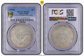 (1908)34 $1 LM-465 Cld. Conn. XF45