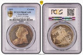 1893 Crown S-3937 PR64CAM