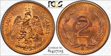 1925-Mo 2C MS64RB