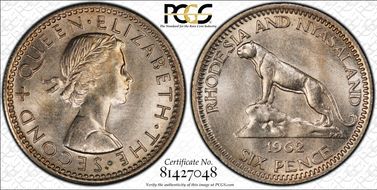 1962 6D MS66