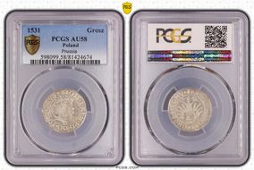 1531 Grosz Prussia AU58