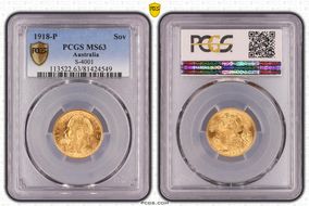 1918-P Sov S-4001 MS63