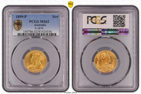 1899-P Sov S-3876 MS62