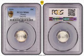 1919 50C Gad-420 F-190 MS66