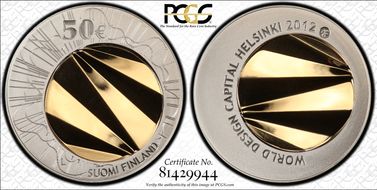 2012 L € 50 Design Capital Helsinki PR69DCAM